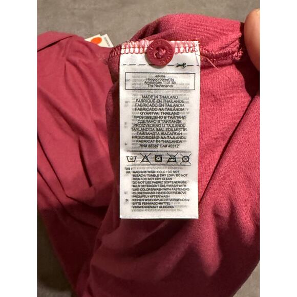 NWT Adidas Men Size Small Wild Pink Performance Athletic Golf Polo Shirt Go-To - Picture 9 of 10